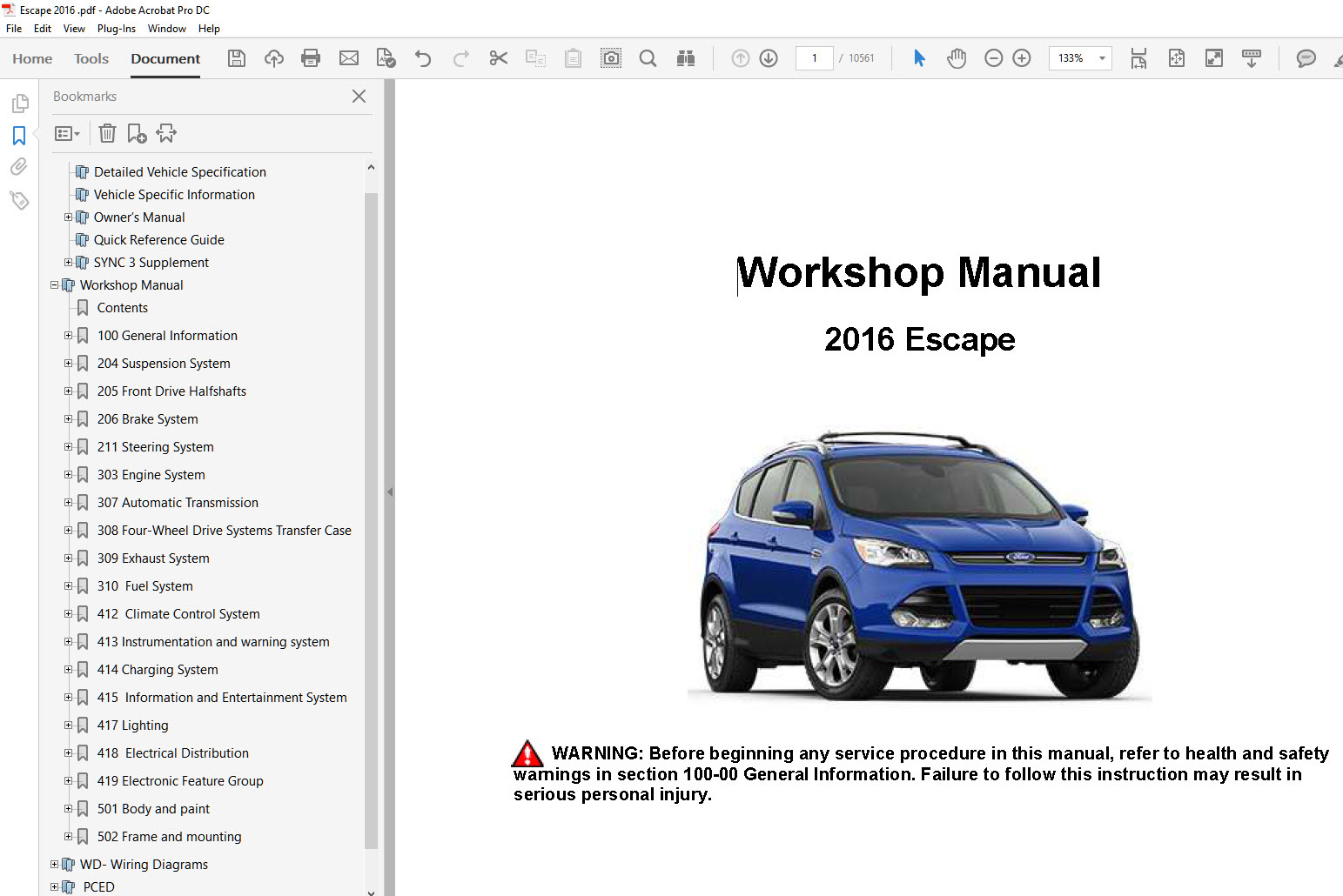 Ford mondeo 2018 service repair manual.pdf free download